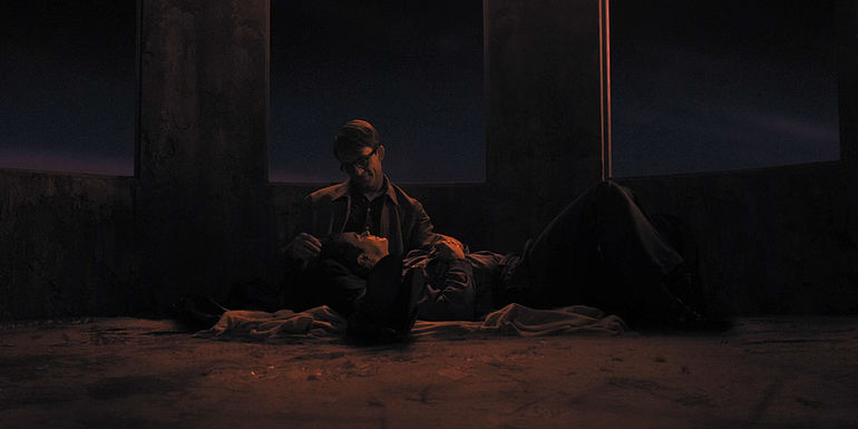 Tim and Hawk at the end of Fellow Travelers episode 5