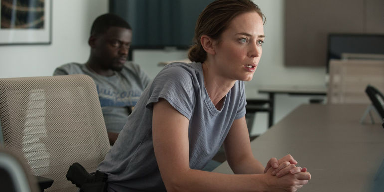 Kate (Emily Blunt) in a meeting in Sicario