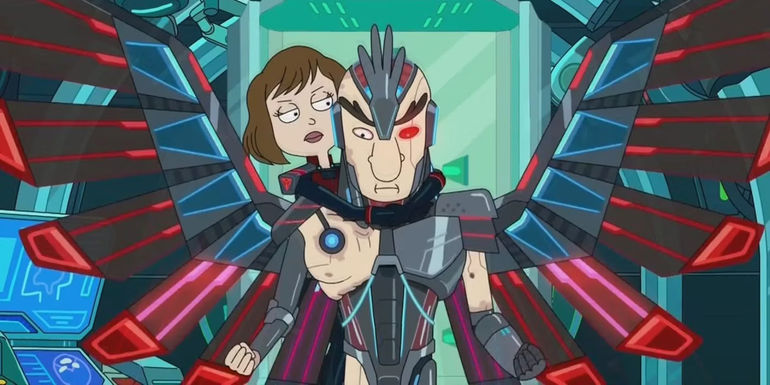 Tammy Guetermann and Phoenix Person in Rick and Morty
