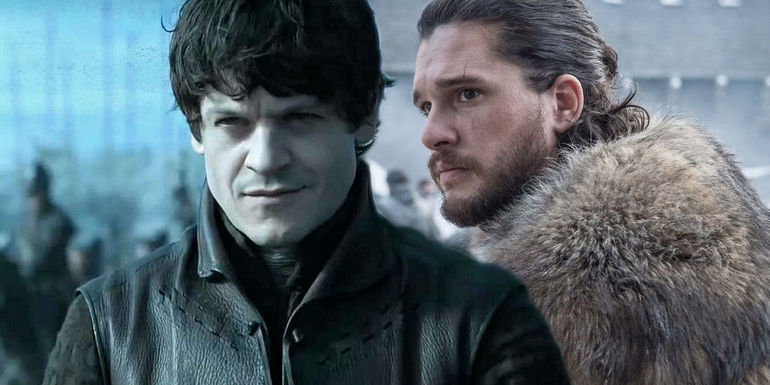 Jon Snow and Ramsay Bolton in Game of Thrones