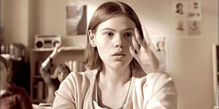 Clea DuVall as Marcie the Invisible Girl in Buffy the Vampire Slayer season 1