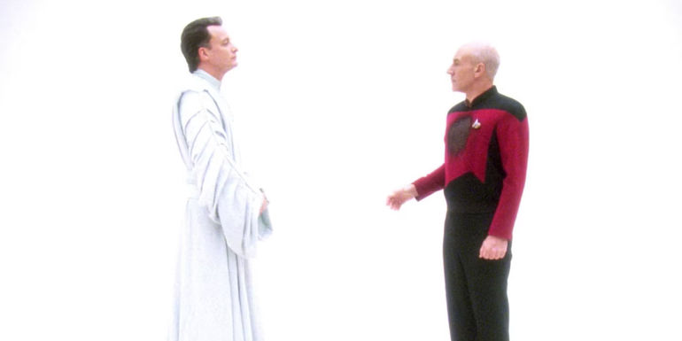 Star Trek TNG Tapestry Picard Q