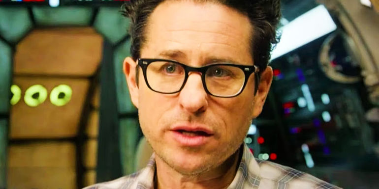 JJ Abrams on the set of Star Wars The Force Awakens