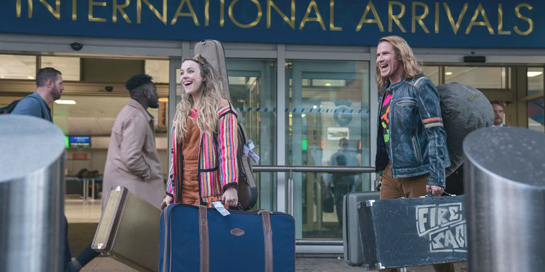 Rachel McAdams and Will Ferrell in Eurovision Song Contest: The Story of Fire Saga