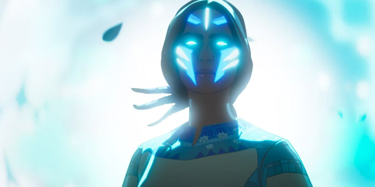 Kahhori Glows in front of a portal in What If...? 
