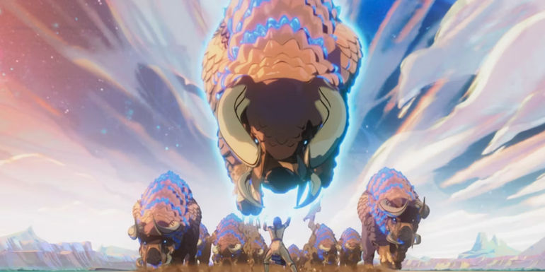 Kahhori levitates a beast in What If...? Season 2