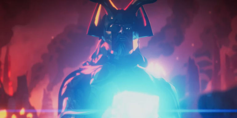 Odin holds the Tesseract in What If...Kahhori Reshaped the World?