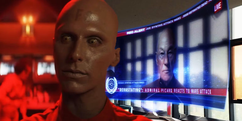 An android plots the Mars attack in Star Trek: Picard season 1