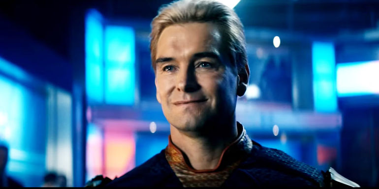 Homelander smiling in The Boys season 4 trailer
