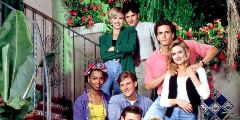 the cast of melrose place 1990s