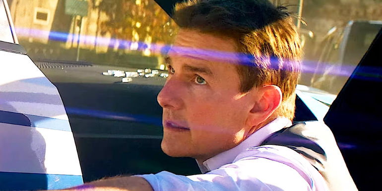 Tom Cruise as Ethan Hunt in Mission: Impossible – Dead Reckoning Part One