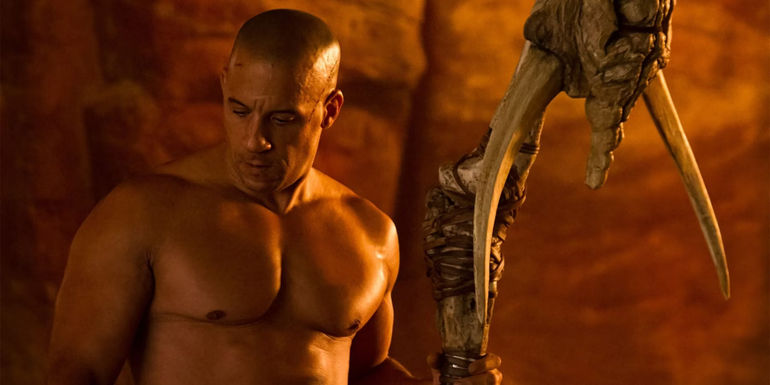 vin diesel shirtless in the desert