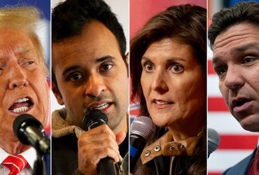 Republican candidates engage in a busy weekend in Iowa leading up to caucuses