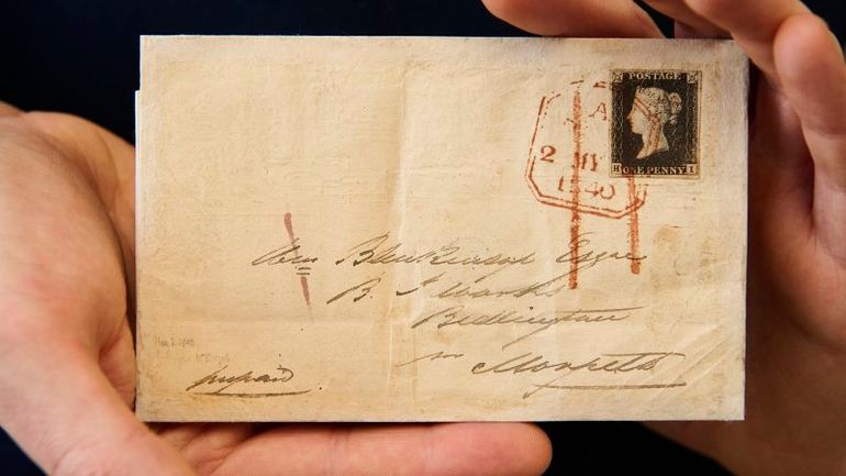 Penny Black Stamp: Pioneering Piece of Mail Valued at $25 Million in Auction