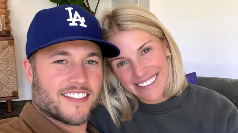 Kelly Stafford's Response to Fans at the Detroit Lions vs. Los Angeles Rams Playoff Game