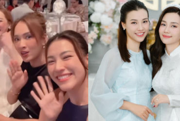 Đám cưới em gái MC Hoàng Oanh: Nhã Phương tỏa sáng, vị khách đặc biệt gây chú ý