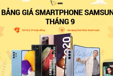 Siêu hấp dẫn! Chào bán Samsung tháng 9/2023: S20 Ultra, S21 Ultra, Note 20 Ultra, Z Fold5 với mức giá cực kỳ hấp dẫn