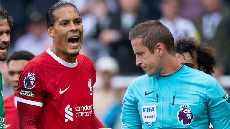 Virgil van Dijk's Fiery Clash: Liverpool Star Slapped with Extended Ban for Fierce Red Card Reaction against Newcastle