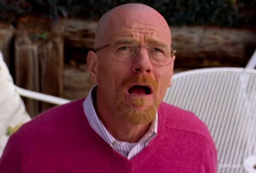 Walter White's Epic Transformation: Unleashing His Punk Alter Ego with a Massive Pink Mohawk - Mind-Blowing Digital Art!