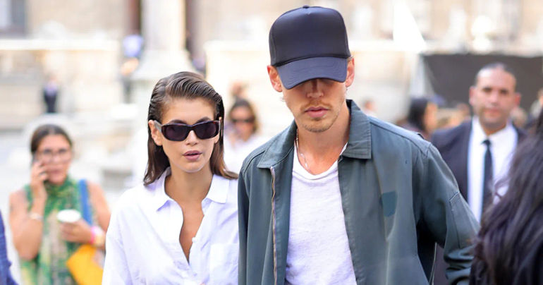 Austin Butler and Kaia Gerber: A Love Story Unfolds Amidst Valentino Fashion Week - See Their Enchanting Hand-in-Hand Moment!