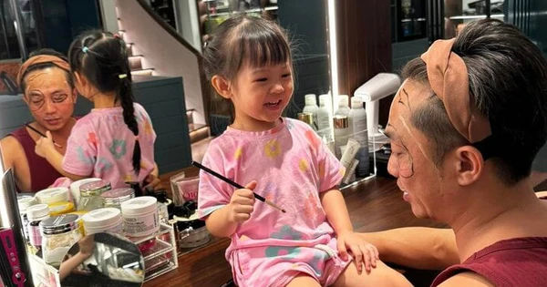 Mẹo của Cường Đô La khiến con gái tưng bừng cười hạnh phúc