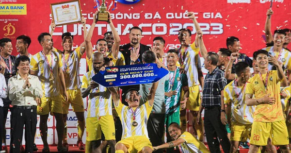 CLB Thanh Hoá vui mừng khôn xiết sau khi vượt qua dàn sao CAHN FC giành Siêu Cup quốc gia 2023