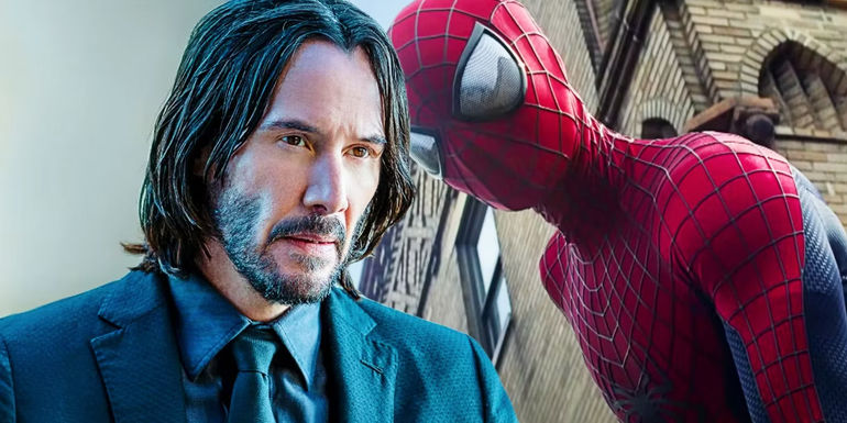 Keanu Reeves Transforms into a Spectacular Spider-Man in Breathtaking Marvel Art