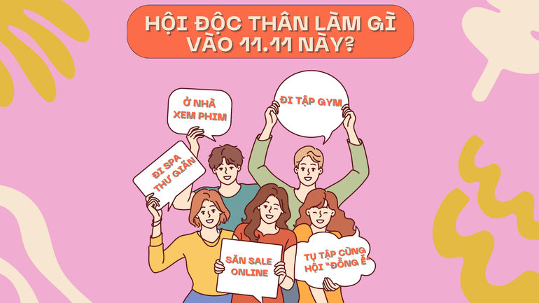 Độc thân lại thêm phần vui, hội cô đơn tận hưởng sự tự do vào ngày 1111 sẽ như thế nào?