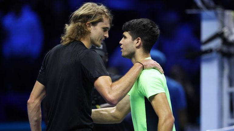 Carlos Alcaraz suffers defeat in ATP Finals debut against Alexander Zverev