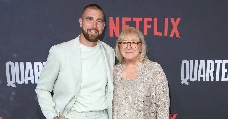 Donna Kelce Finds Herself Giggling While Evaluating Son Travis Kelce's Latest Fashion Choices