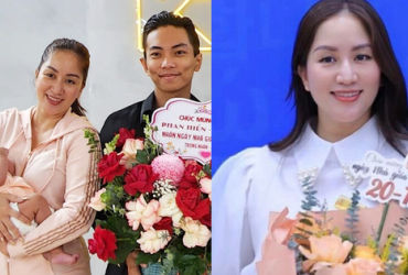 Mẹ bỉm Khánh Thi: Vẻ đẹp toả sáng dù ở nhà chăm con