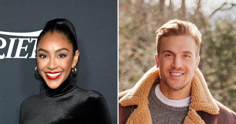 Former Bachelorette Tayshia Adams and Luke Gulbranson Shine at Macy's Thanksgiving Day Parade