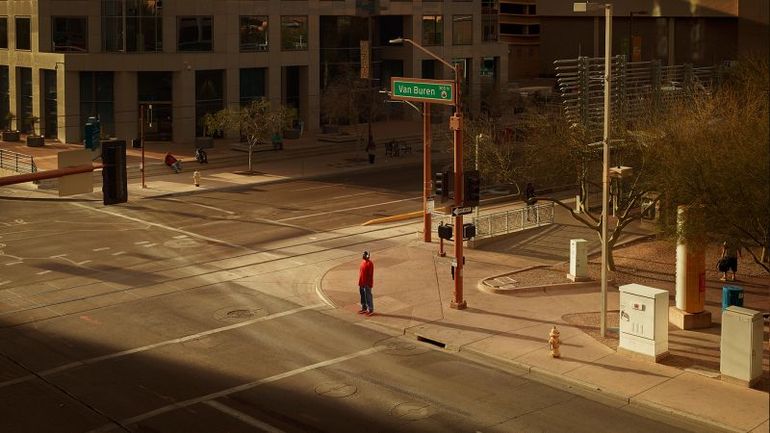 Unveiling Serenity Amidst the Urban Hustle: A Photographer's Quest for Quiet Moments