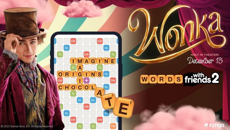 Warner Bros Elevates the 'Wonka' Experience with Zynga Mobile Gaming Strategy