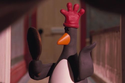 Feathers McGraw cameo in Chicken Run 