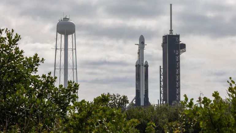 SpaceX's Enigmatic Falcon Heavy Rocket: Set to Deploy a Mysterious Military Spacecraft