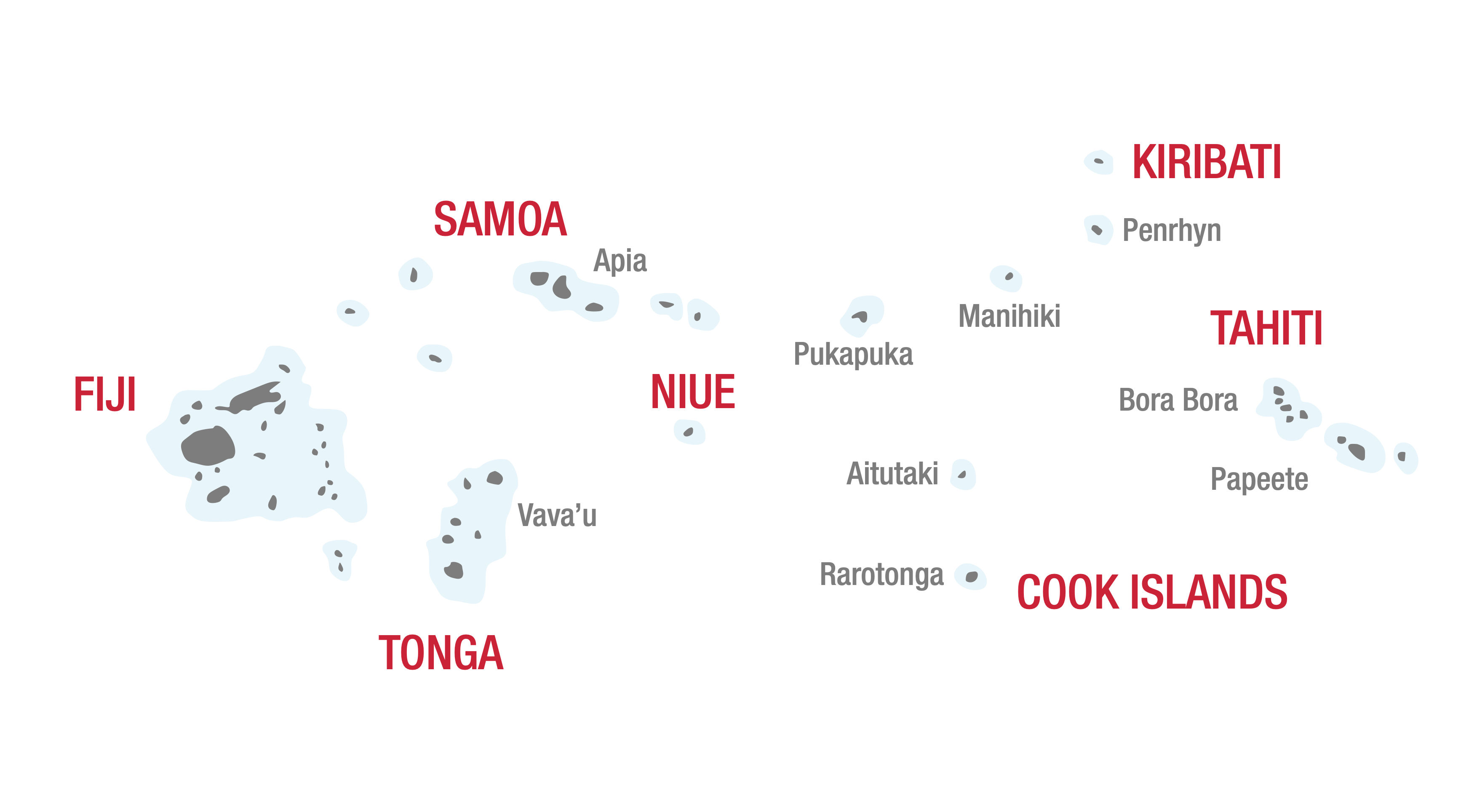 pacific private Jet_map