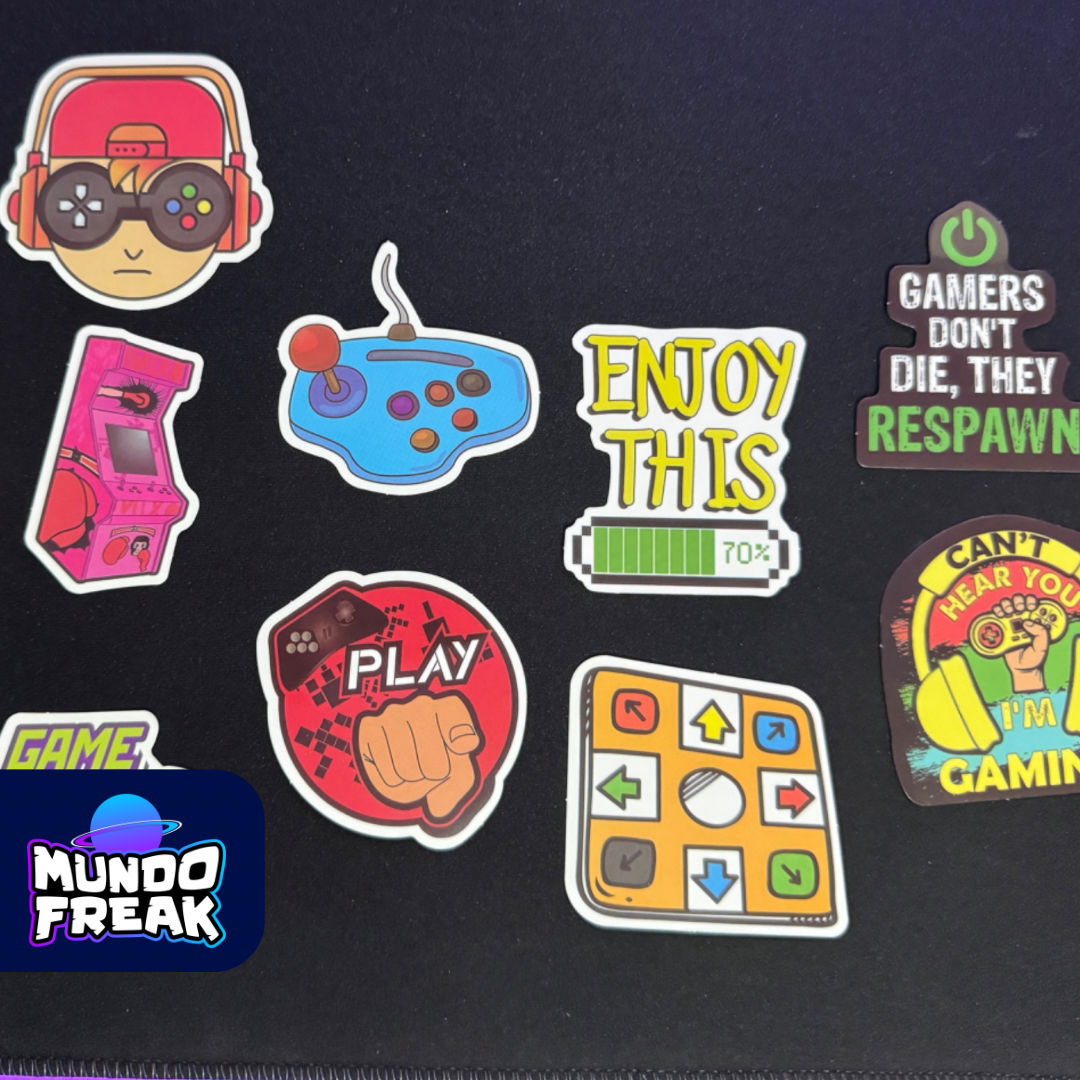 Set de stickers Gamer - Vista 2