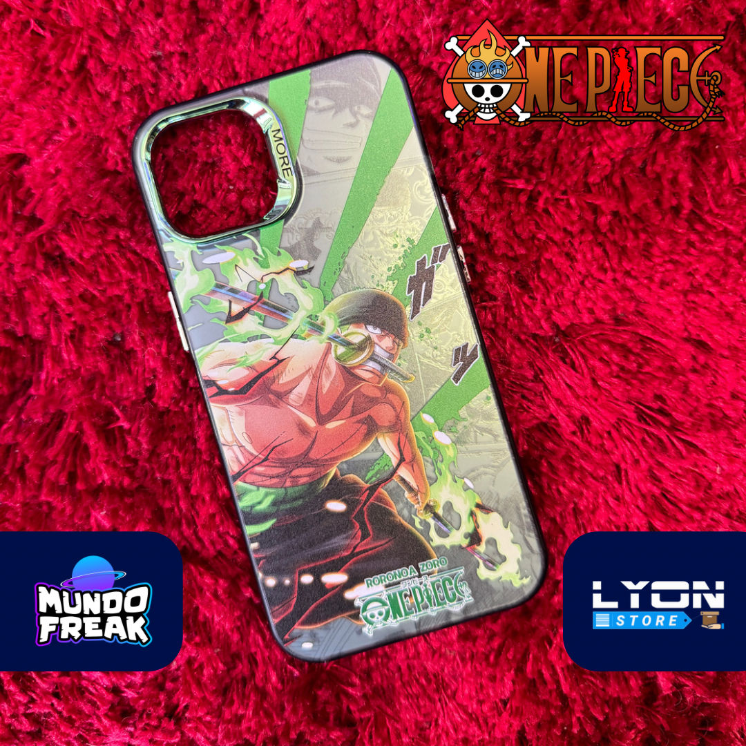 Forro one piece zoro con espada en la boca iphone 14pro max
