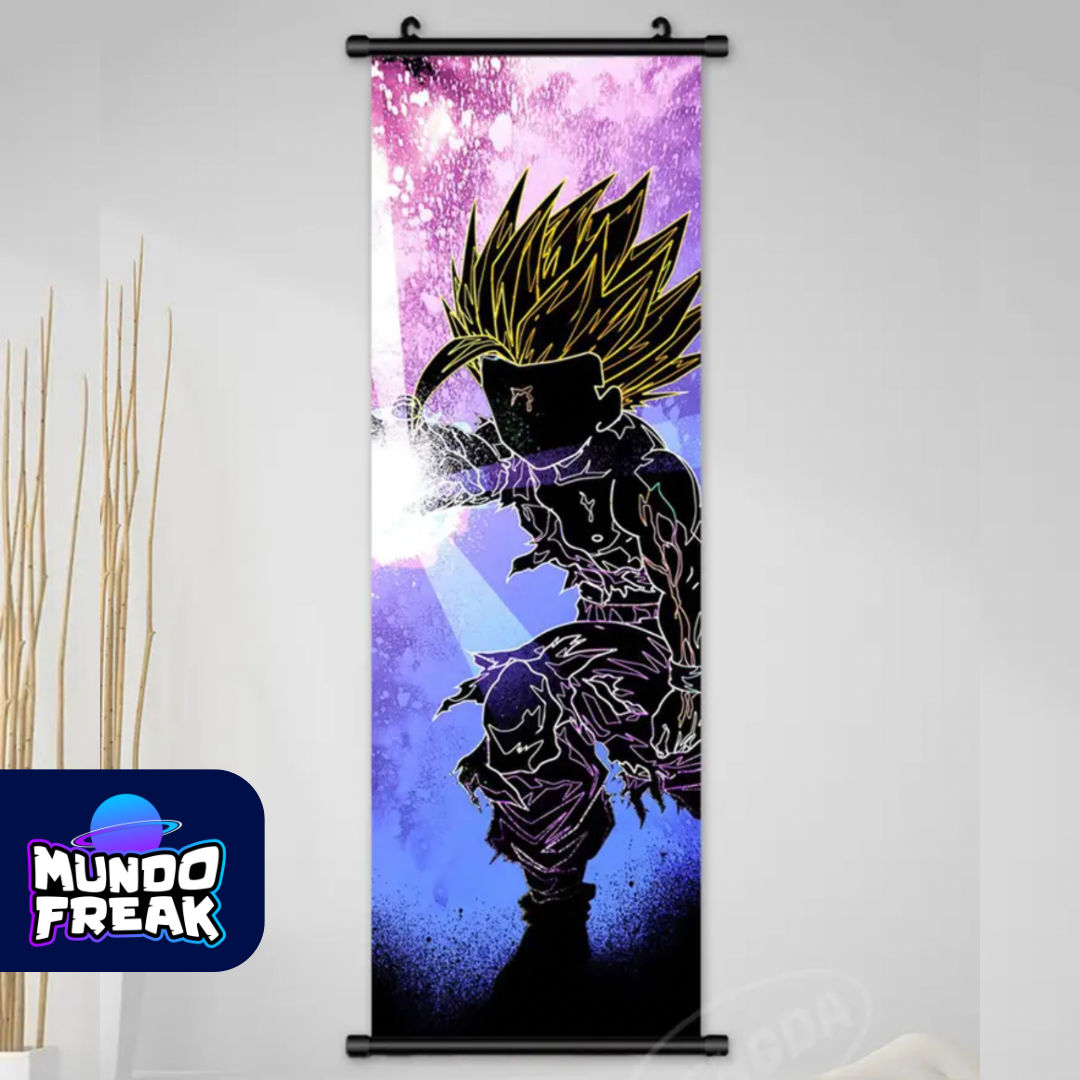 Pergamino Dragon Ball vegeta sayayin 20x60