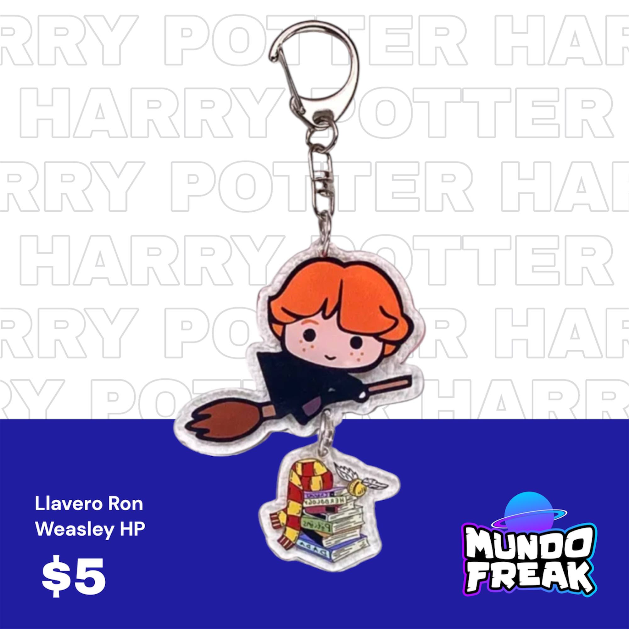 Llavero acrilico de Ron Weasly Harry Potter 