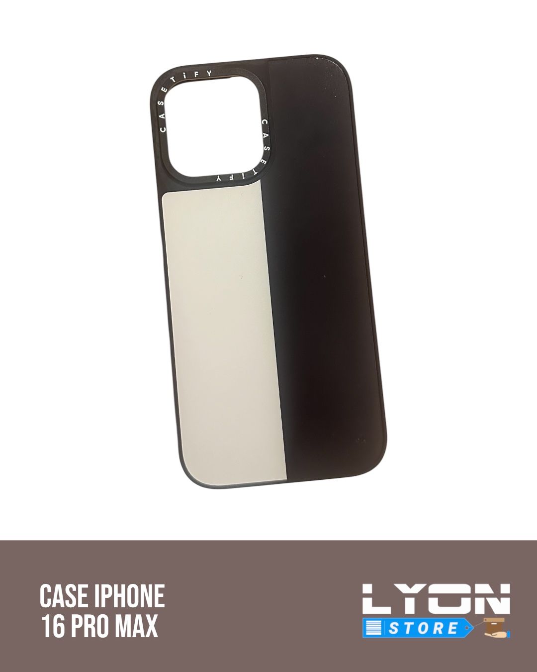 Forro Black and White iPhone 16 pro max