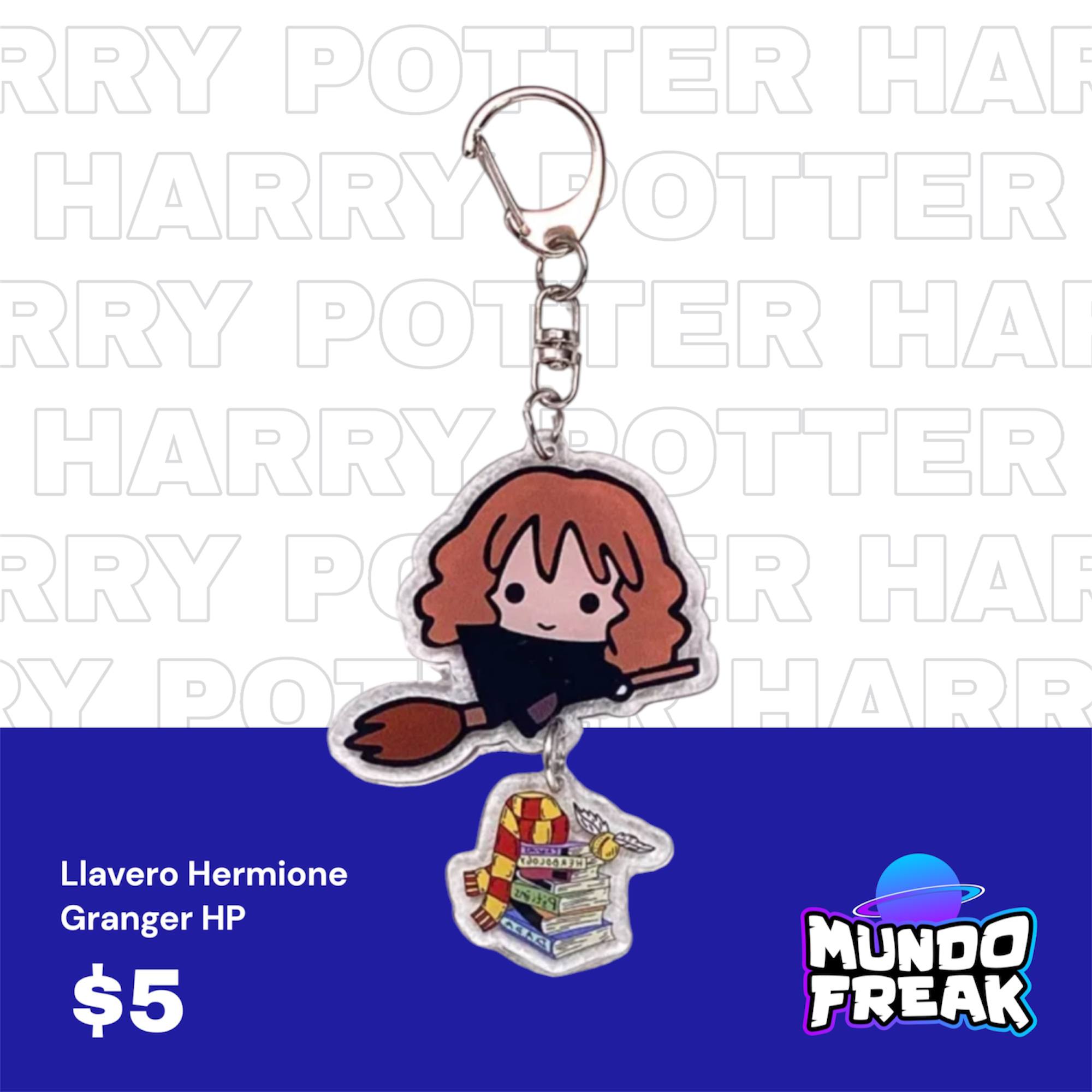 Llavero en acrilico de Hermione de Harry Potter
