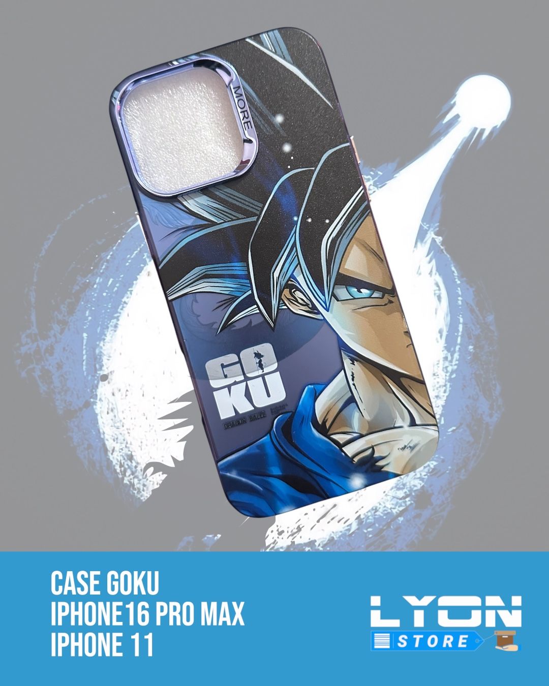 Forro goku  iphone 16 pro max y iphone 11