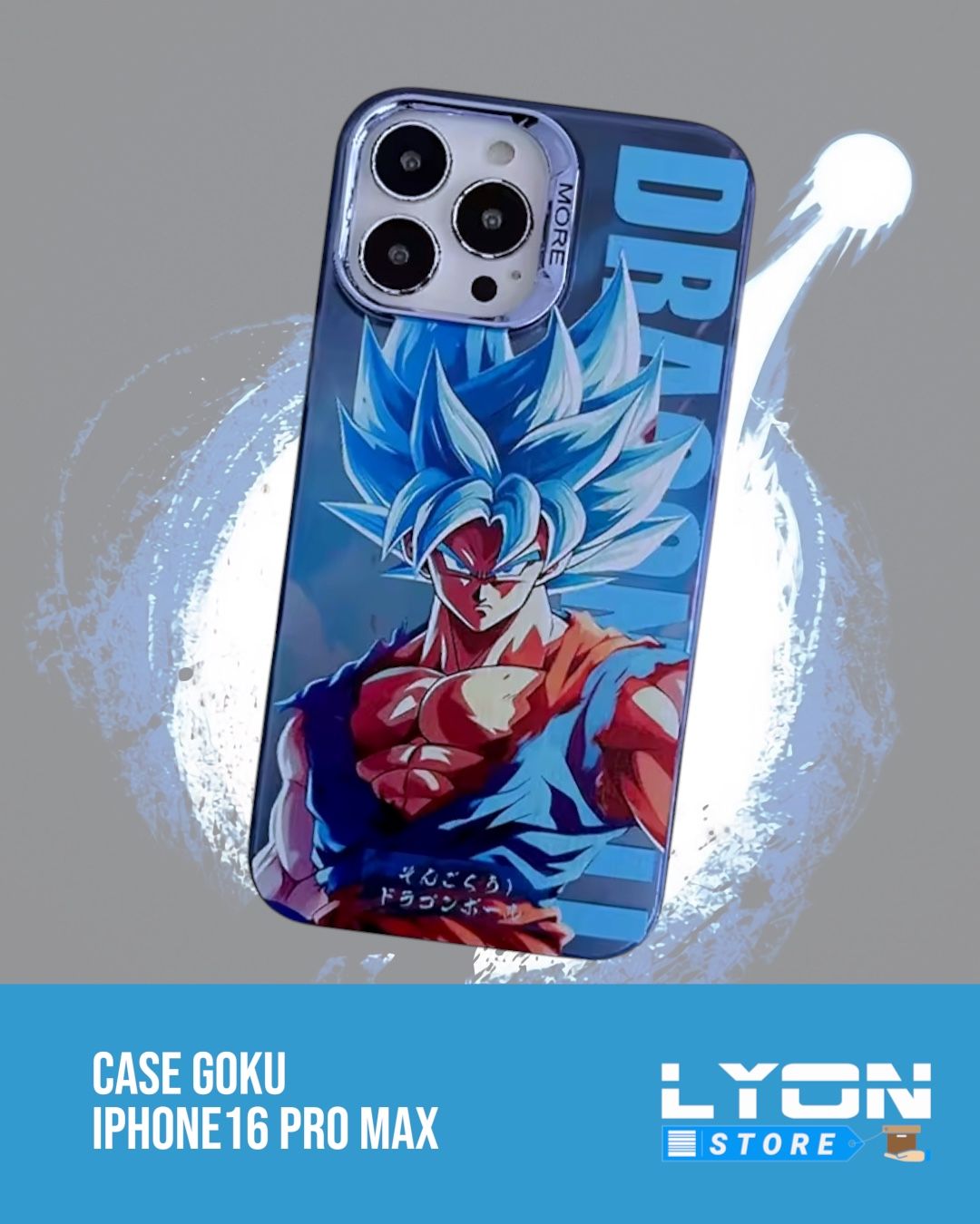 Forro de Goku Dragon Ball de iphone 16 pro max 