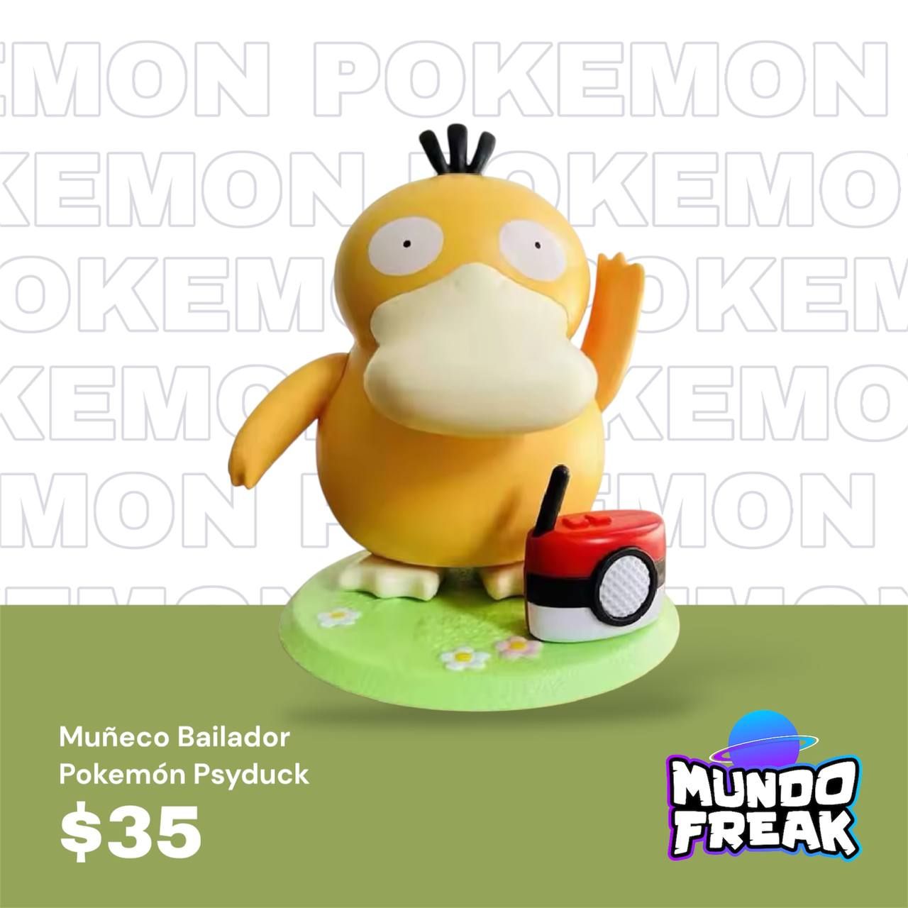Figura Pokemon Psyduck - Vista 2