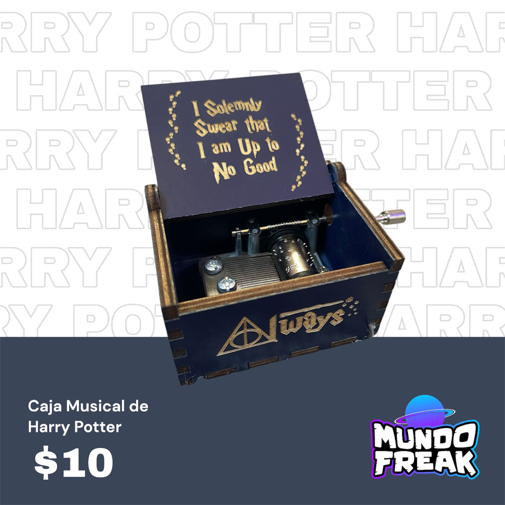 Caja Harry potter negra  - Vista 3