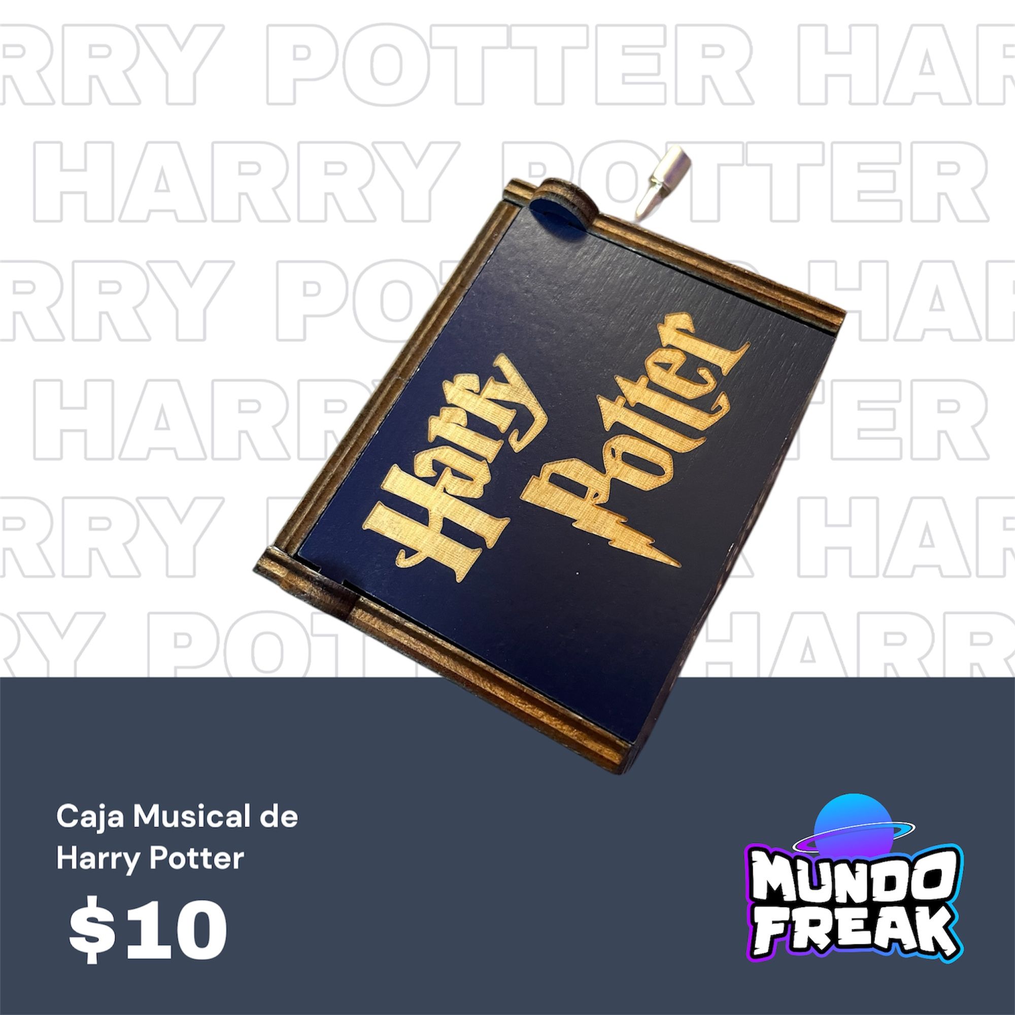 Caja Harry potter negra  - Vista 4