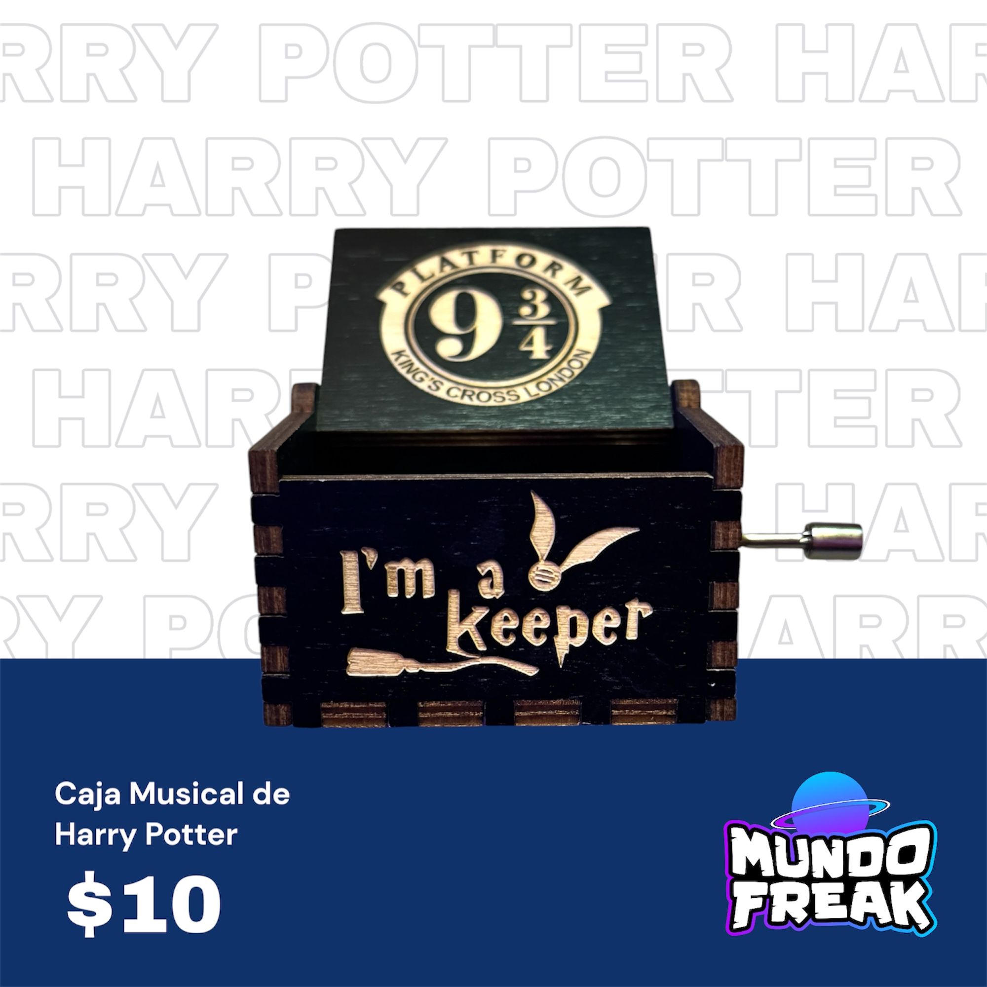 Caja Harry potter negra  - Vista 5