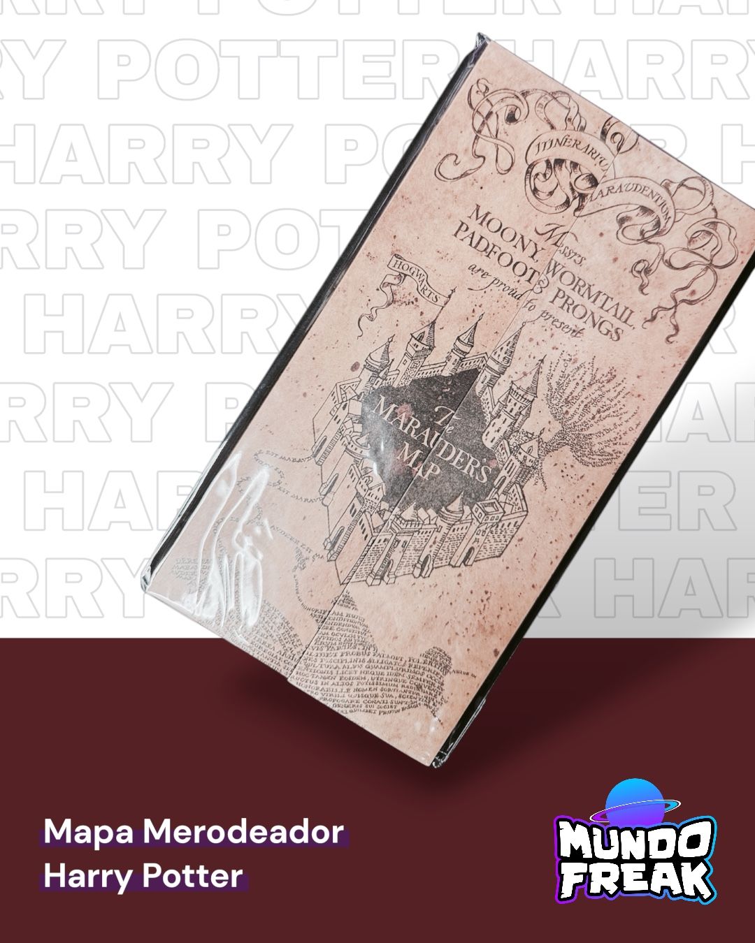 Mapa de Harry potter y accesorio
